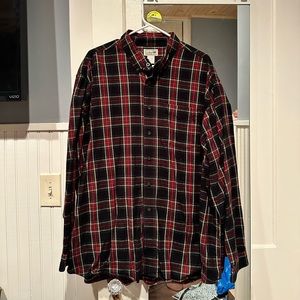 LL Bean Flannel Button Down Shirt